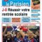 Reproduction de la une du journal "le parisien" du 25 aout 2008